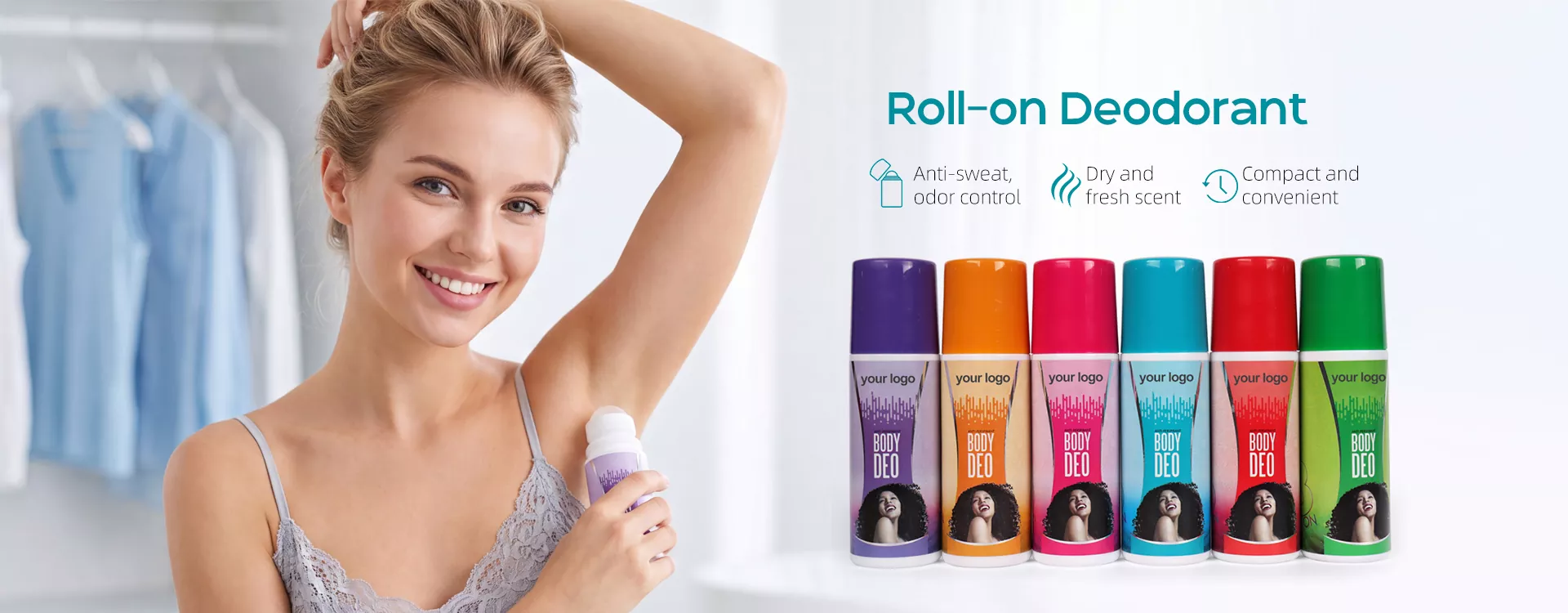 China Roll-On Deodorantti edulliseen hintaan